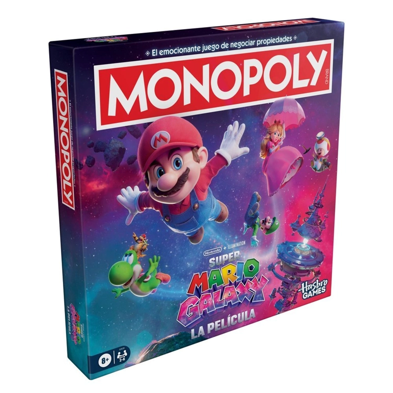 JUEGO DE MESA MONOPOLY SUPER MARIO GALAXY - 6