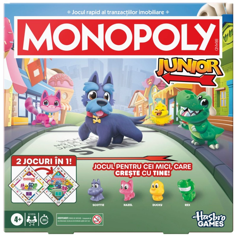 JUEGO DE MESA HASBRO GAMES MONOPOLY JUNIOR - 2
