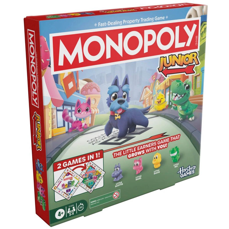 JUEGO DE MESA HASBRO GAMES MONOPOLY JUNIOR - 7