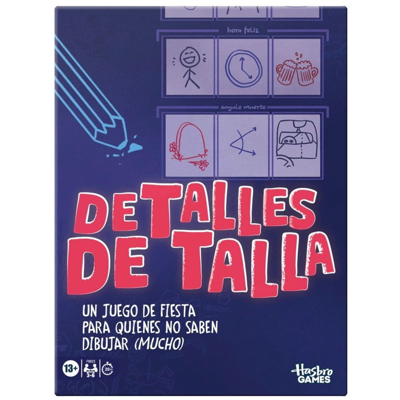 JUEGO DE MESA HASBRO GAMES DETALLES EN TALLA - 1