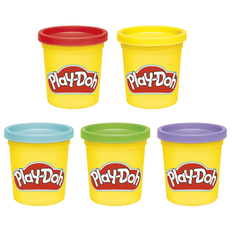 MASAS MOLDEABLES  PLAY-DOH VUELTA A CLASES PACK DE 5 LATAS - 1