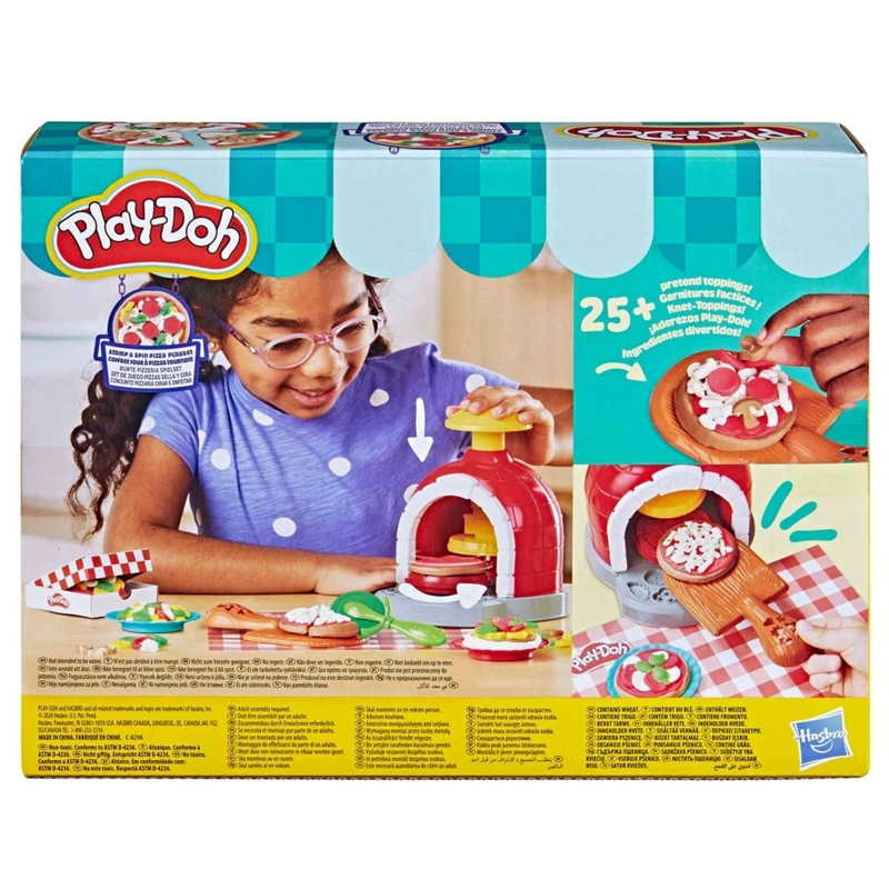 SET DE MASAS MOLDEABLES PLAY-DOH PIZZAS SELLA Y GIRA - 4