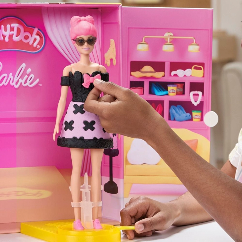 SET DE MASA MOLDEABLE PLAY DOH BARBIE CREA ROPA PARA MUÑECAS - 11