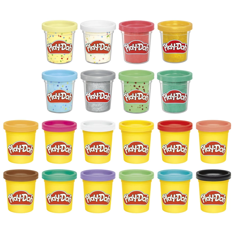 SET DE MASAS MOLDEABLES PLAY-DOH 20 LATAS CREAR Y CELEBRA - 2