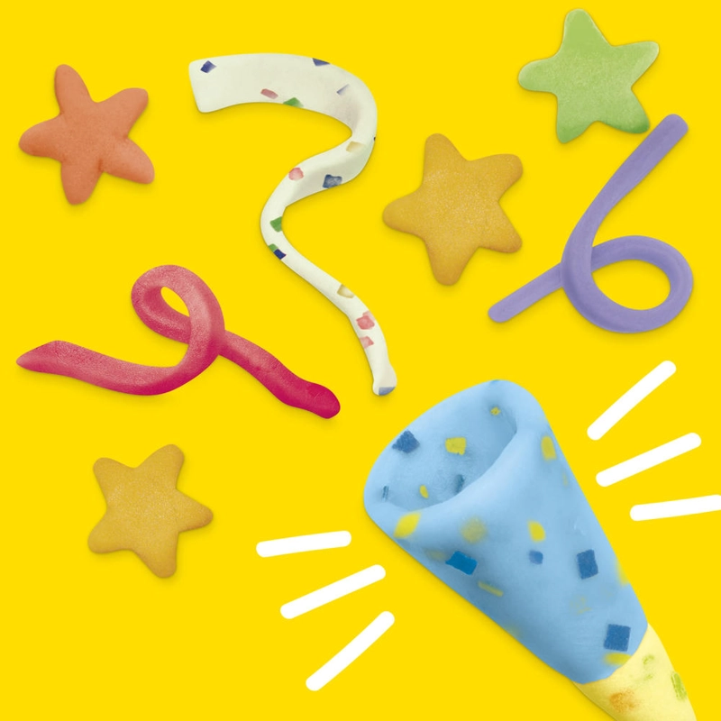 SET DE MASAS MOLDEABLES PLAY-DOH 20 LATAS CREAR Y CELEBRA - 9