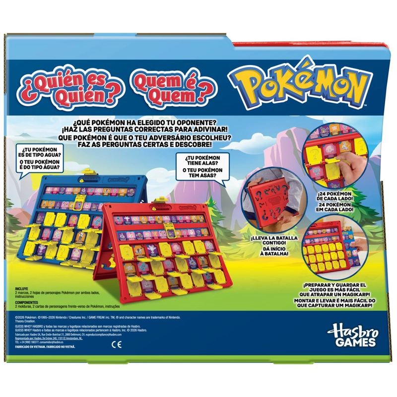 JUEGO DE MESA HASBRO GAMING ADIVINA QUIE N POKE MON - 4
