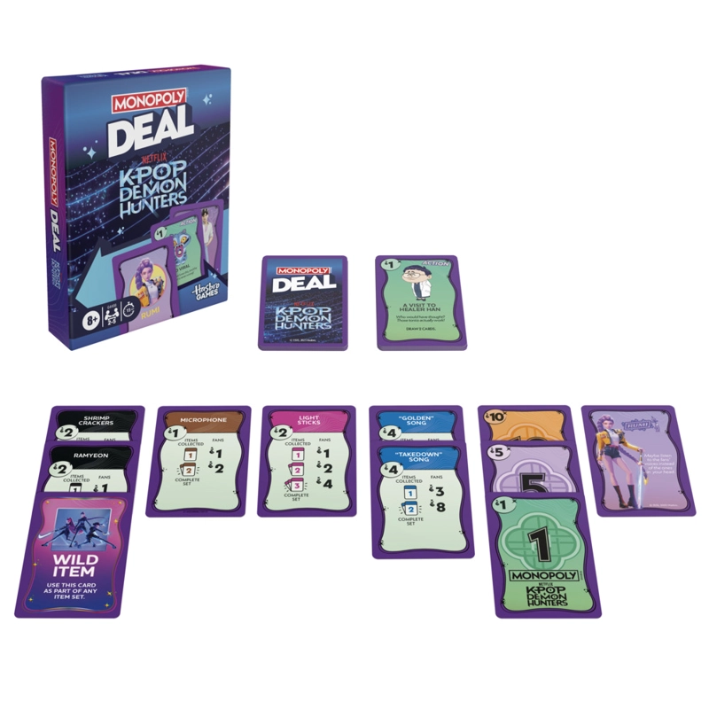 JUEGO DE CARTAS MONOPOLY DEAL KPOP DEMON HUNTERS - 3