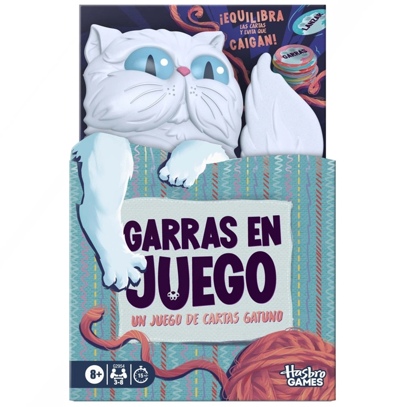 JUEGO DE CARTAS HASBRO GAMES THROWING PAWS - 1