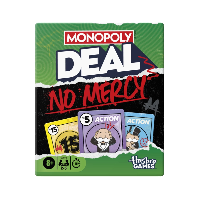 JUEGO DE CARTAS HASBRO GAMING MONOPOLY DEAL NO MERCY - 1