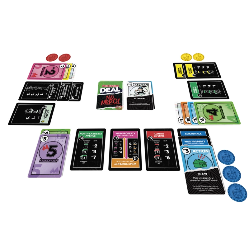 JUEGO DE CARTAS HASBRO GAMING MONOPOLY DEAL NO MERCY - 2