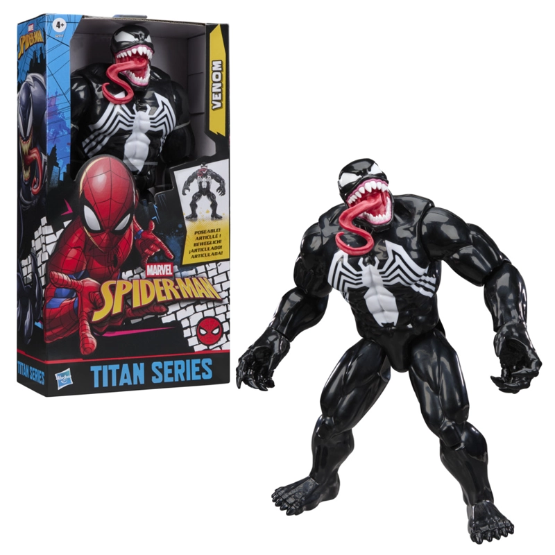 FIGURA DE ACCION SPIDERMAN TITAN SERIES DELUXE  VENOM - 3