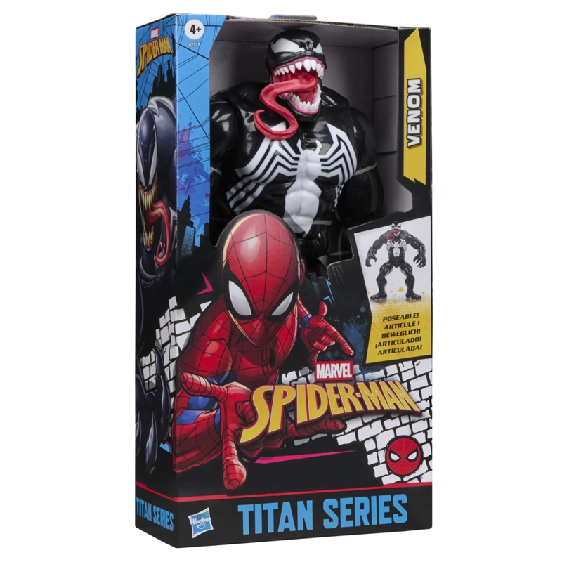 FIGURA DE ACCION SPIDERMAN TITAN SERIES DELUXE  VENOM - 5