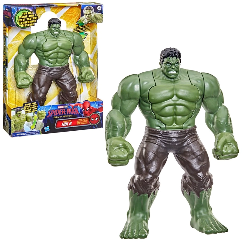 FIGURA DE ACCION SPIDERMAN BRAND NEW DAY HULK ATAQUE APLASTANTE - 3