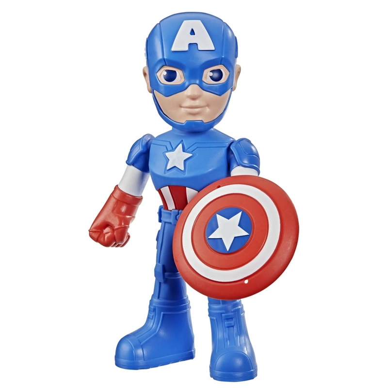 FIGURA DE ACCION SPIDEY CAPITAN AME RICA STEVE ROGERS - 1