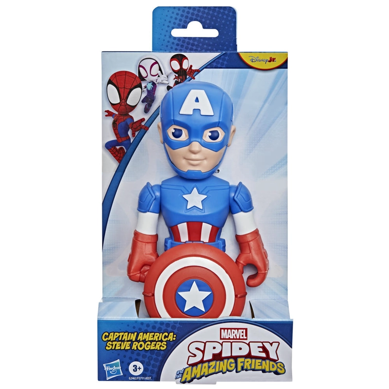 FIGURA DE ACCION SPIDEY CAPITAN AME RICA STEVE ROGERS - 2