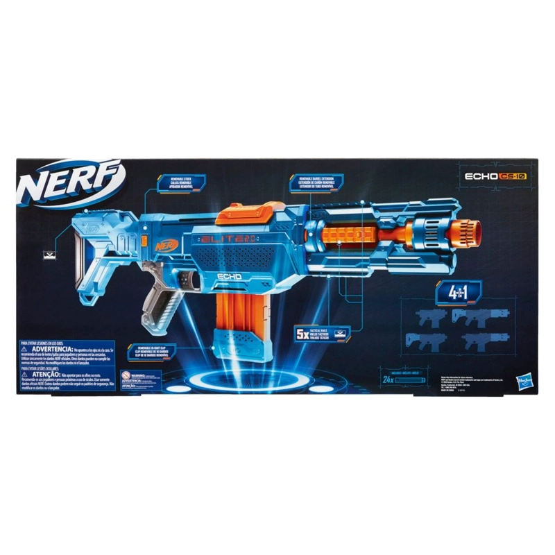 LANZADOR DE DARDOS NERF ELITE 2.0 ECHO CS-10 - 3