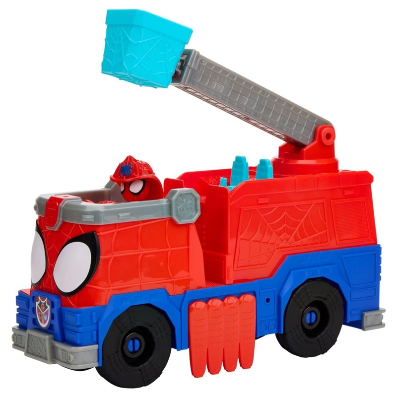 SET FIGURA SPIDEY RESCUE-WEBS CAMION DE BOMBEROS - 12