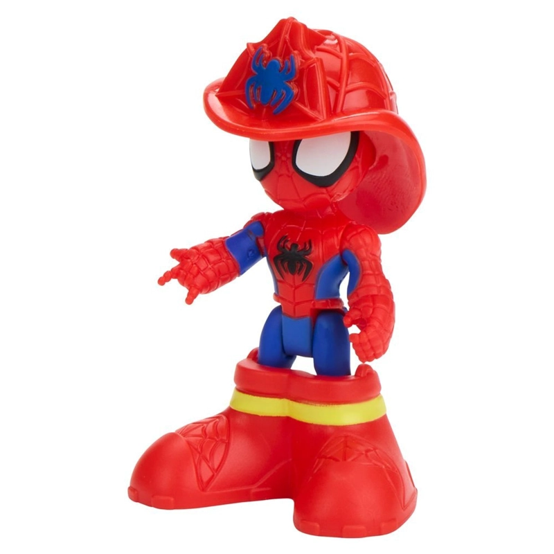 SET FIGURA SPIDEY RESCUE-WEBS CAMION DE BOMBEROS - 9