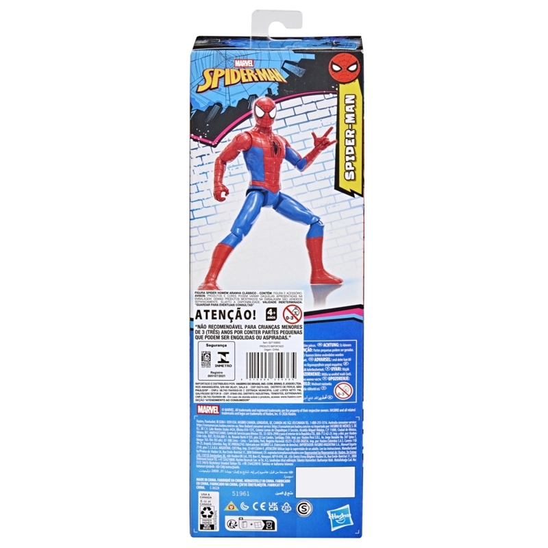FIGURA DE ACCION SPIDERMAN TITAN SERIES HOMBRE ARAÑA - 4