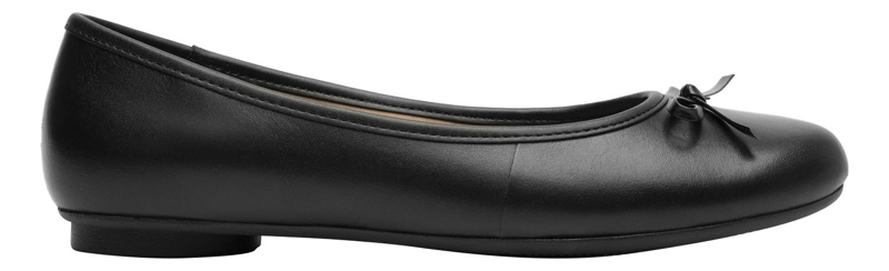 BALLERINAS MUJER FLEXI CUERO NEGRO DAFNE 21202 - 1