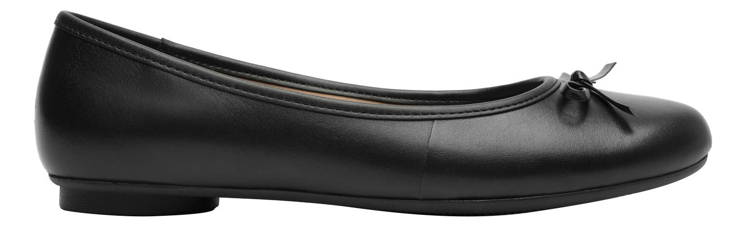 BALLERINAS MUJER FLEXI CUERO NEGRO DAFNE 21202 - 1
