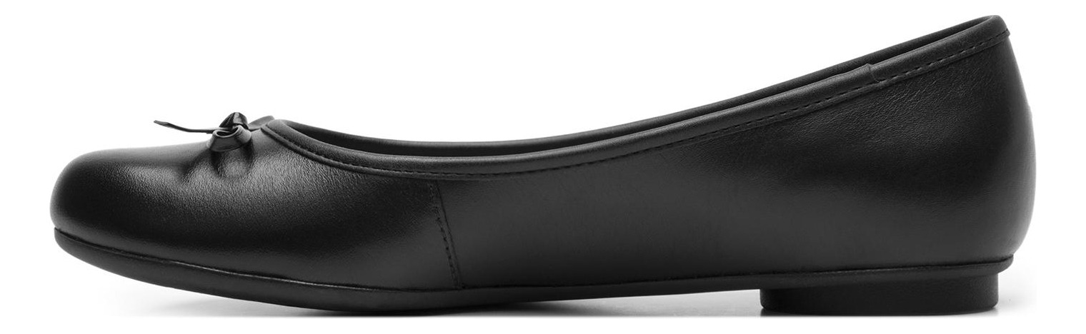 BALLERINAS MUJER FLEXI CUERO NEGRO DAFNE 21202 - 3
