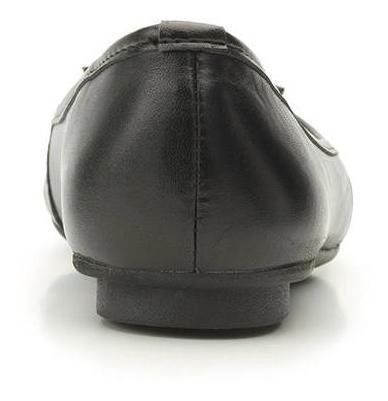 BALLERINAS MUJER FLEXI CUERO NEGRO DAFNE 21202 - 9
