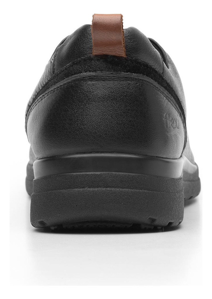 ZAPATILLAS MUJER FLEXI URBANAS NEGRO TRAVIATA CUERO - 5
