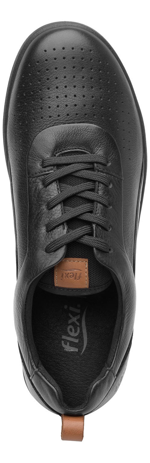ZAPATILLAS MUJER FLEXI URBANAS NEGRO TRAVIATA CUERO - 7
