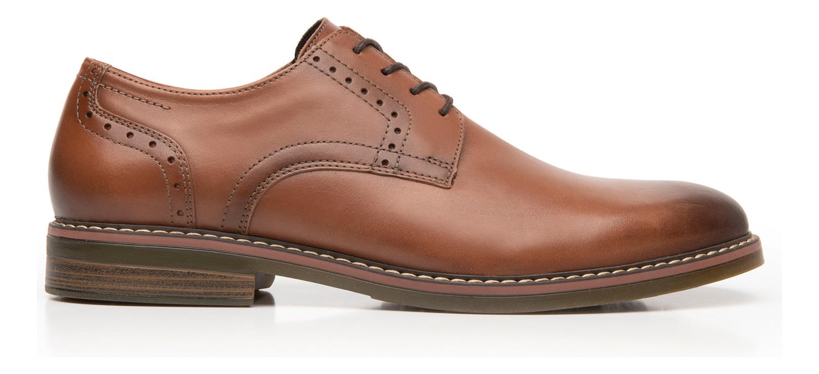 ZAPATO FLEXI HOMBRE CUERO DINAMO CAFE - 1