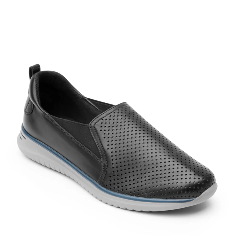 ZAPATILLAS MUJER FLEXI URBANAS NEGRO CUERO BETH - 2