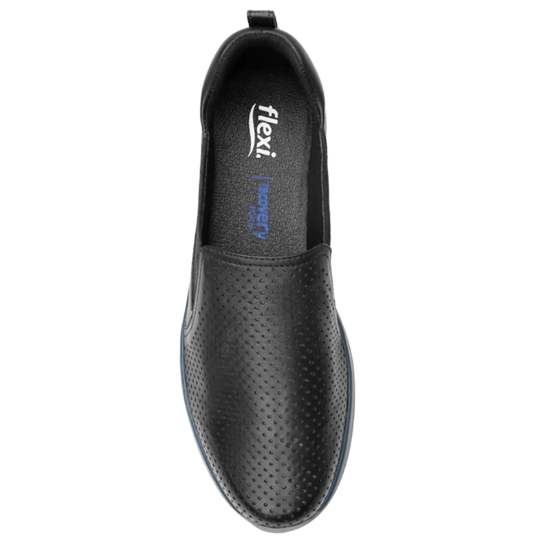 ZAPATILLAS MUJER FLEXI URBANAS NEGRO CUERO BETH - 6