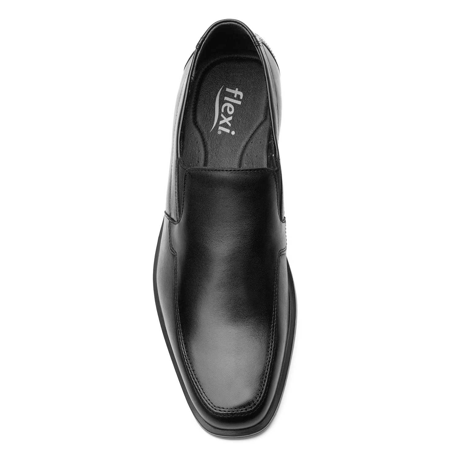 ZAPATO FLEXI HOMBRE CUERO COOK NEGRO - 5