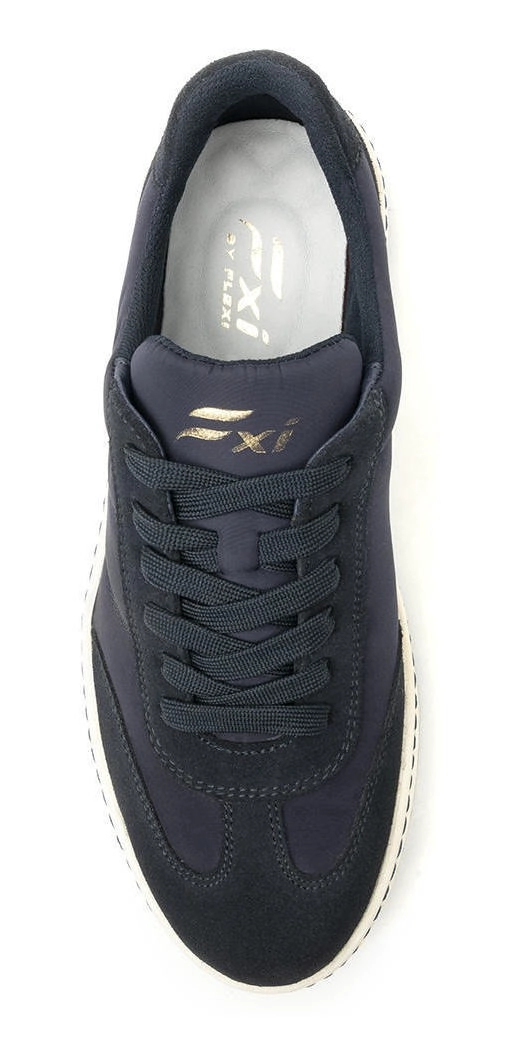 ZAPATILLAS MUJER FLEXI URBANAS AZUL CUERO JESSY 103505 - 7