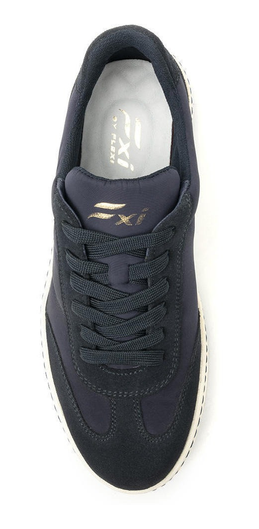 ZAPATILLAS MUJER FLEXI URBANAS AZUL CUERO JESSY 103505 - 7