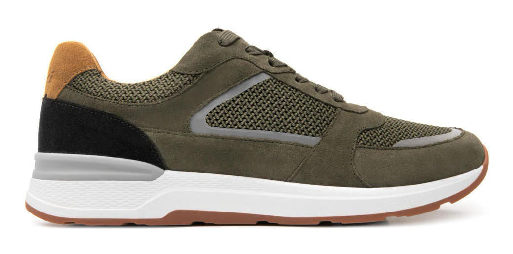 ZAPATILLAS HOMBRE FLEXI URBANAS OLIVA FIJI 406903 - 2