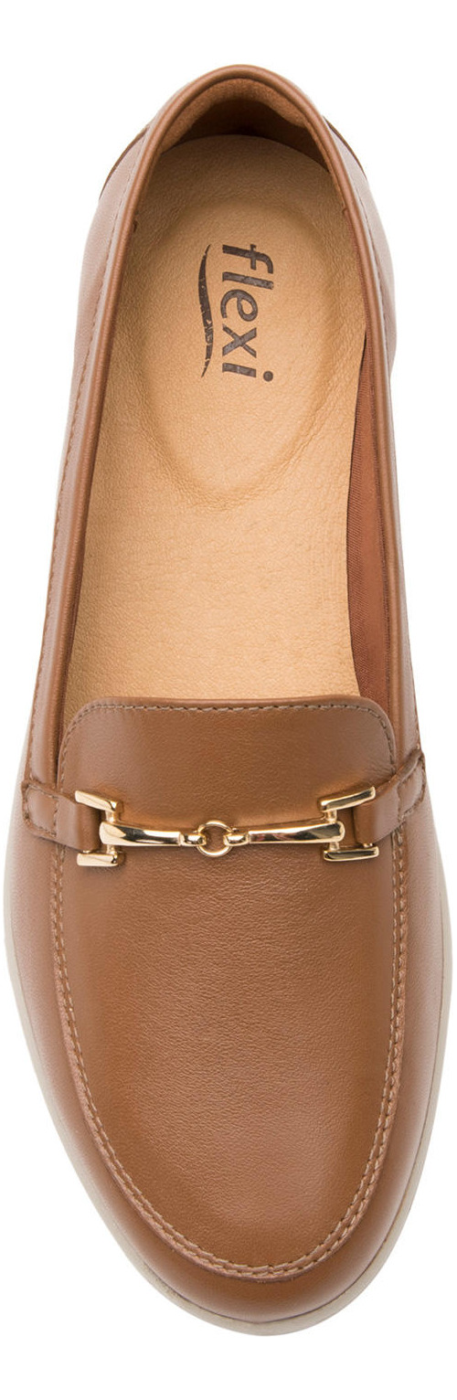 ZAPATO FLEXI MUJER CUERO AMELIE CAFE - 6