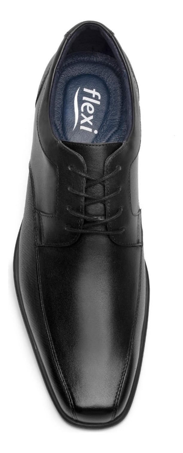 ZAPATO FLEXI HOMBRE CUERO SALAMANCA NEGRO - 6