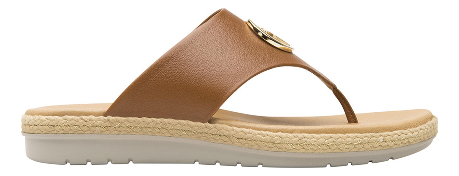 SANDALIAS MUJER FLEXI CUERO CAFÉ PEONIA - 1