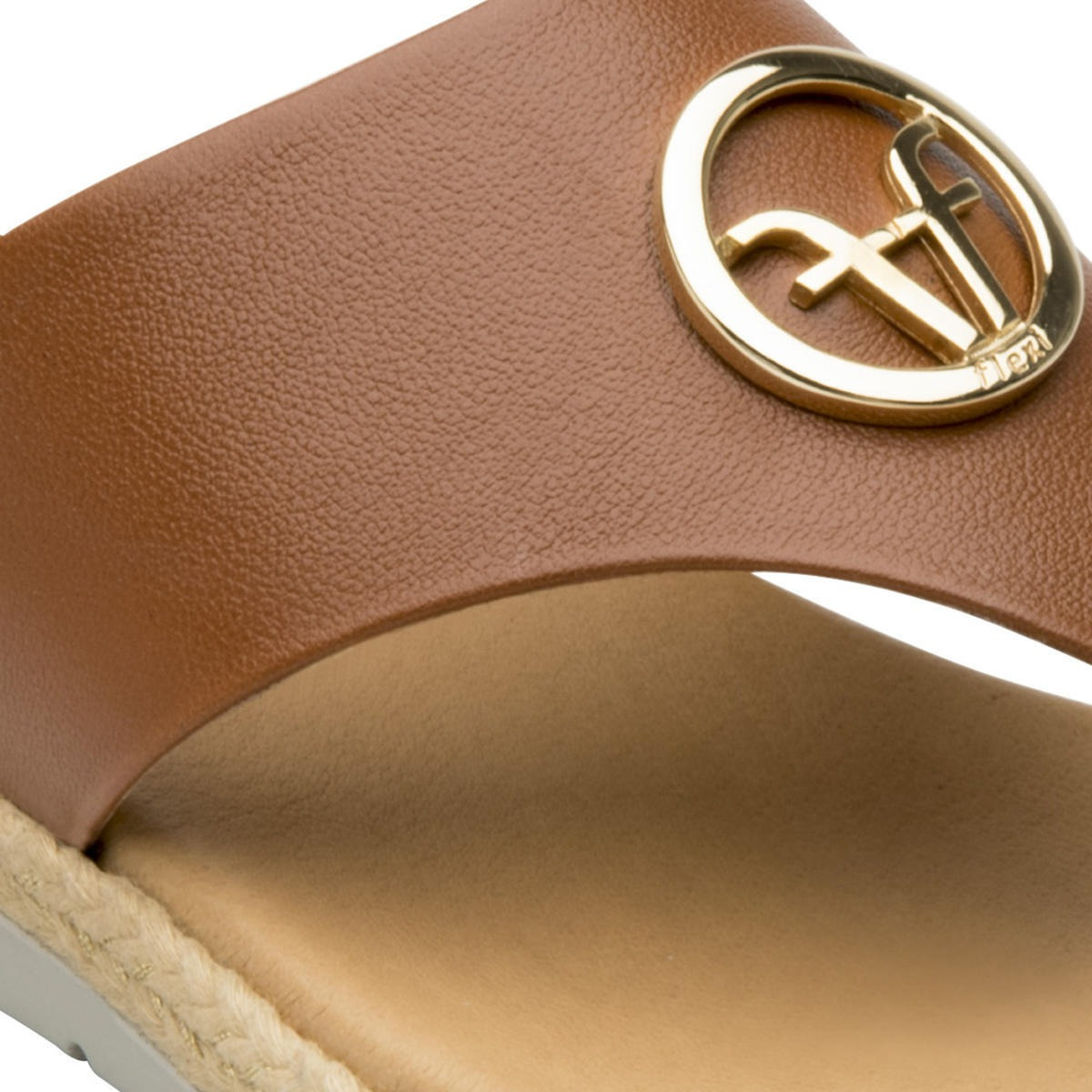 SANDALIAS MUJER FLEXI CUERO CAFÉ PEONIA - 3