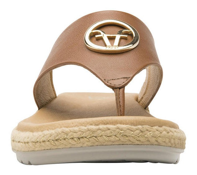 SANDALIAS MUJER FLEXI CUERO CAFÉ PEONIA - 6