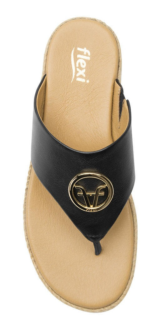 SANDALIA FLEXI MUJER PEONIA NEGRO - 8