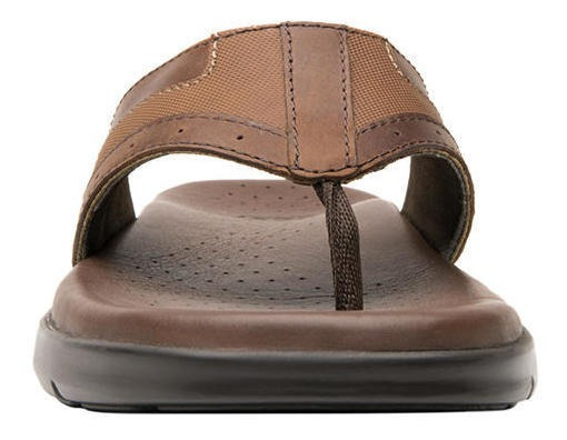 SANDALIAS HOMBRE FLEXI CUERO CAFÉ ODIN - 3