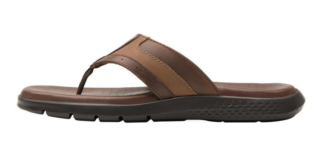 SANDALIAS HOMBRE FLEXI CUERO CAFÉ ODIN - 5