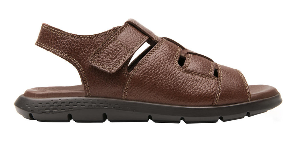 SANDALIAS HOMBRE FLEXI CUERO ODIN 400012CAOBA - 6