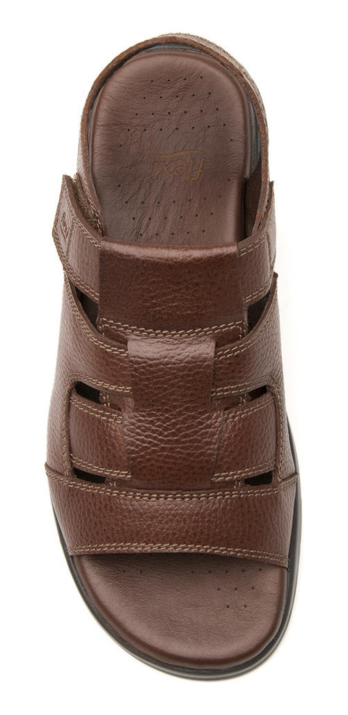 SANDALIAS HOMBRE FLEXI CUERO ODIN 400012CAOBA - 8