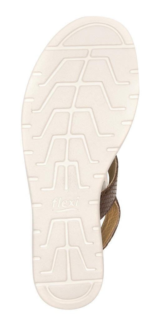 SANDALIAS MUJER FLEXI CUERO FETUCCINI 107303BROWN - 3