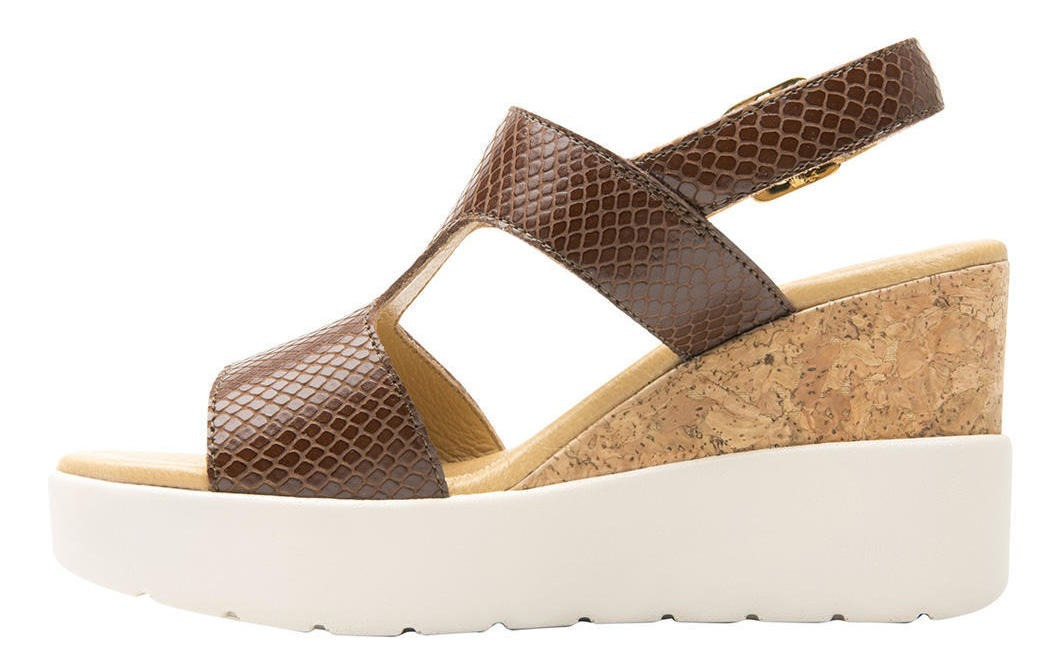 SANDALIAS MUJER FLEXI CUERO FETUCCINI 107303BROWN - 7