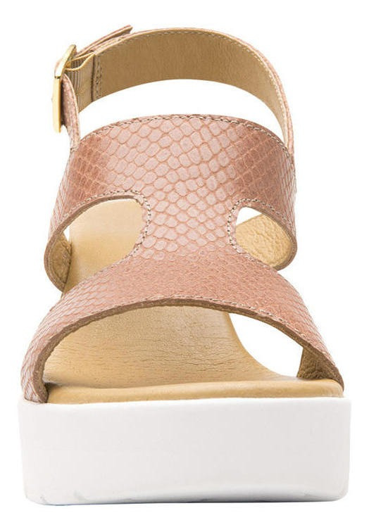 SANDALIAS MUJER FLEXI CUERO ROSA FETUCCINI - 6