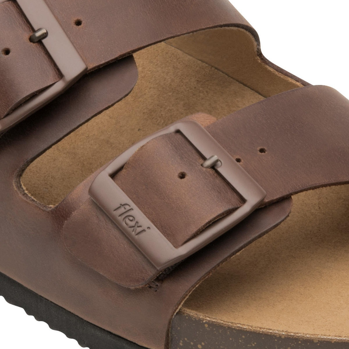 SANDALIAS HOMBRE FLEXI CUERO MARRAKECH 404203MARRON - 2